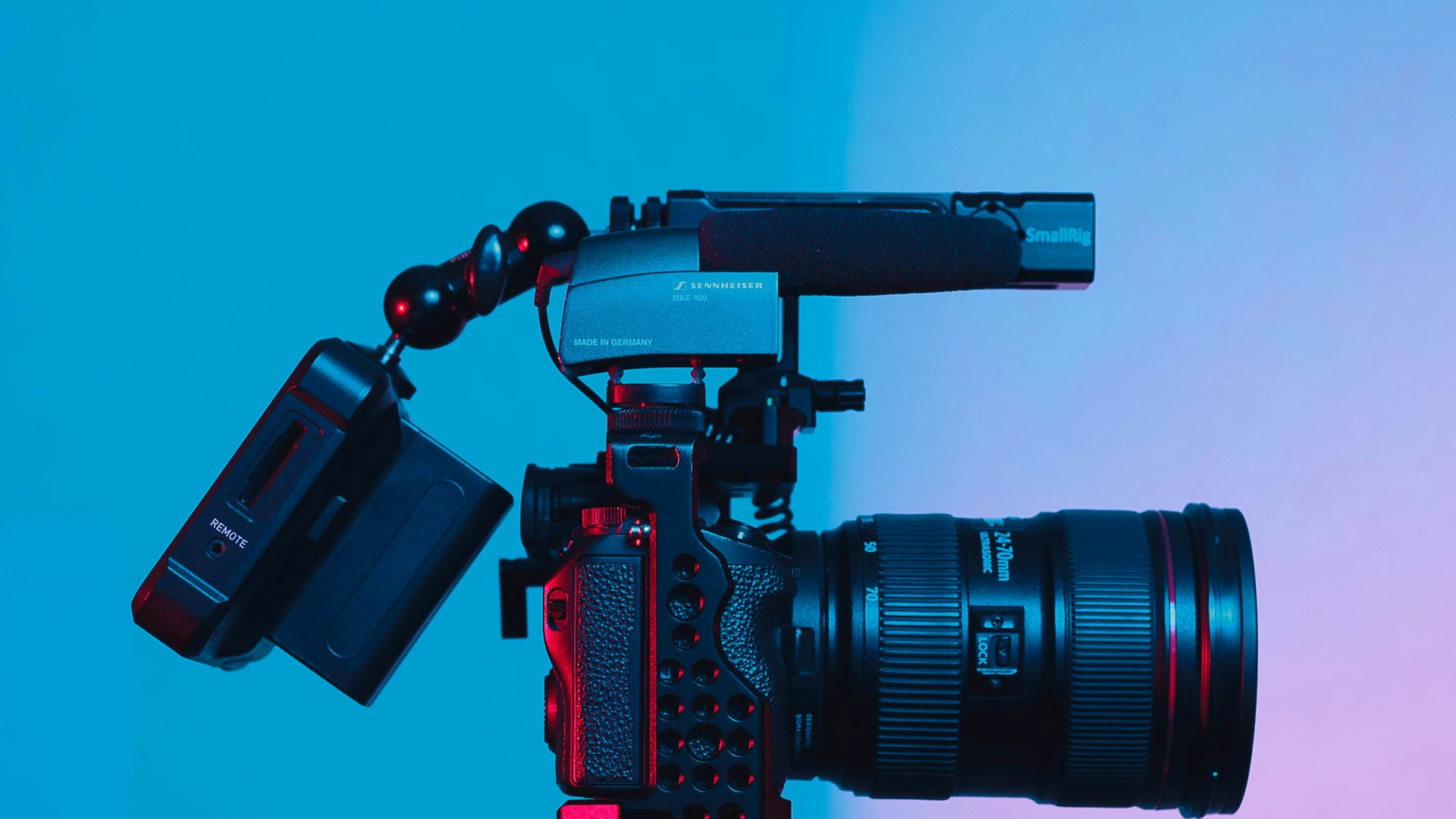 Professional video camera for church live streaming